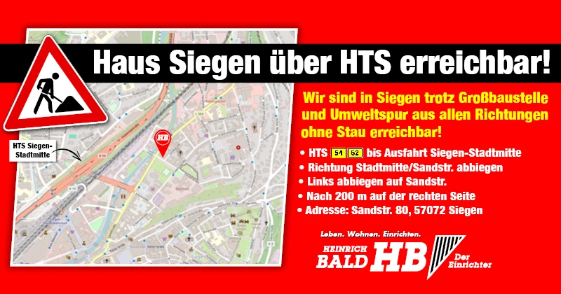 Achtung Baustelle • Möbel Bald