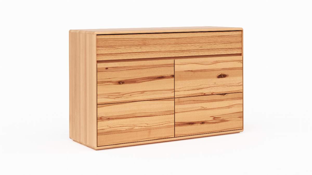 Sideboard Hillsboro - Buche/Kernbuche natur, geölt