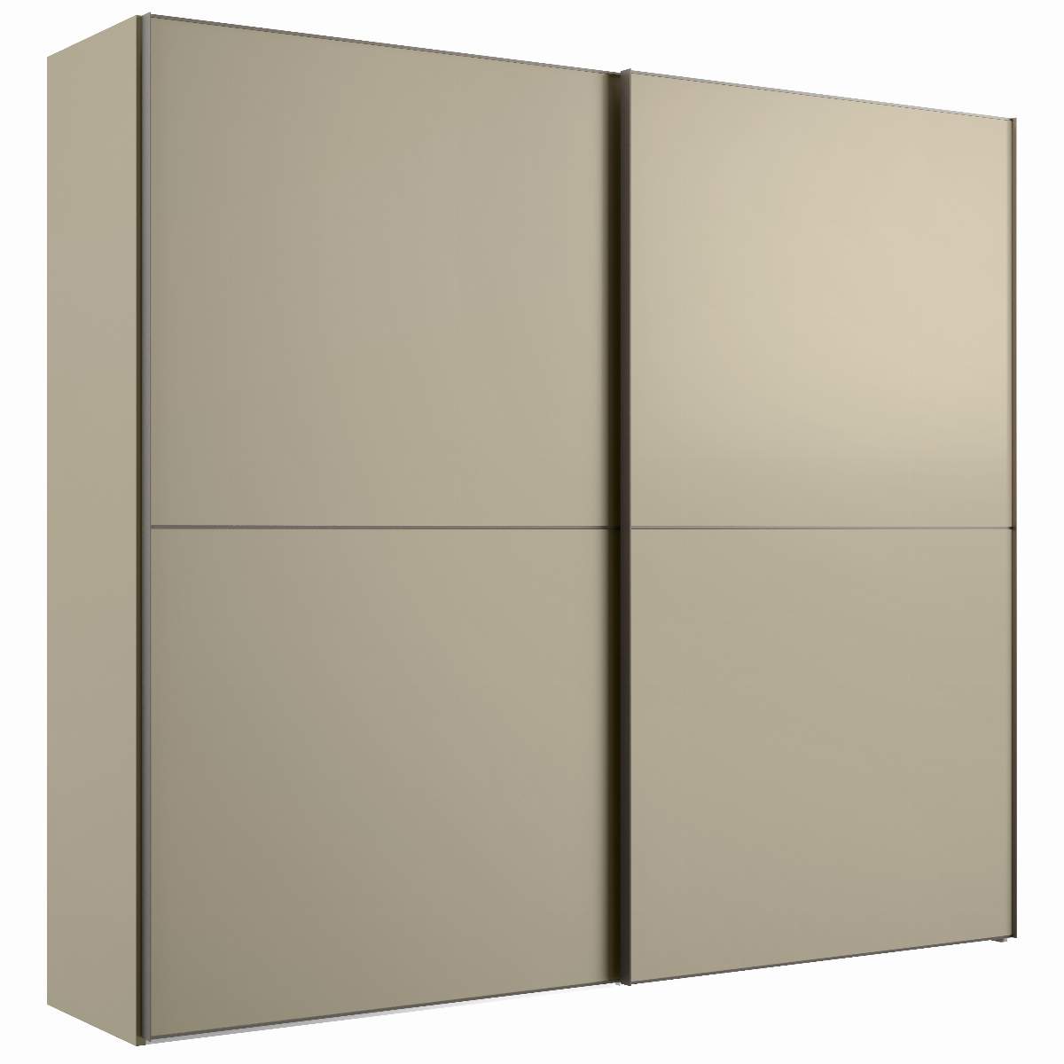 Schwebetürenschrank Solina Dover - B ca. 273 cm, Lack, Cappuccino