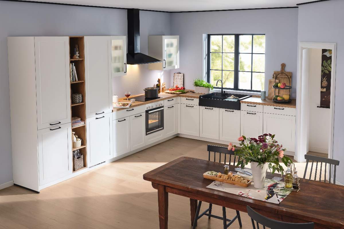 Winkelküche 37.180 3 321, Weiß