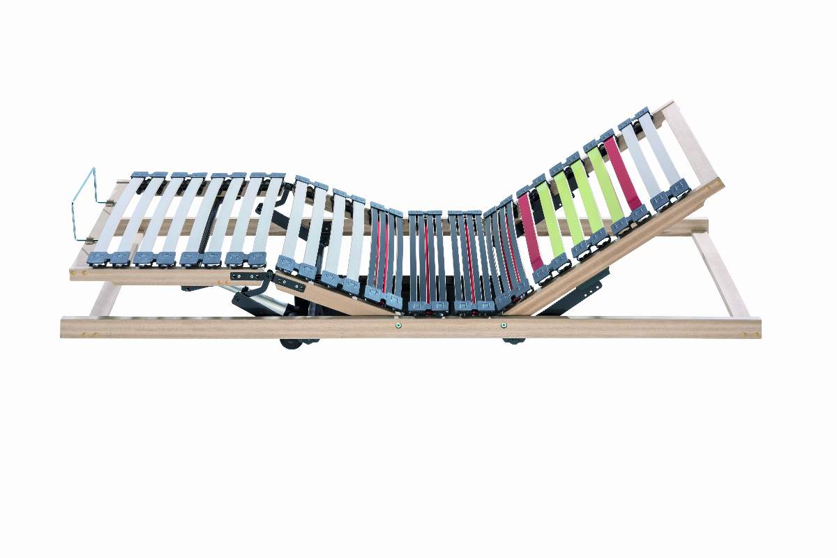 Lattenrost goodnight - 100x200cm, Kopf-/Fußteil 2 motorisch verstellbar, Kabelsteuerung