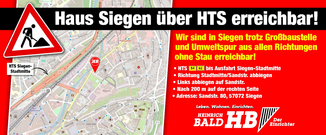 Achtung Baustelle • Möbel Bald