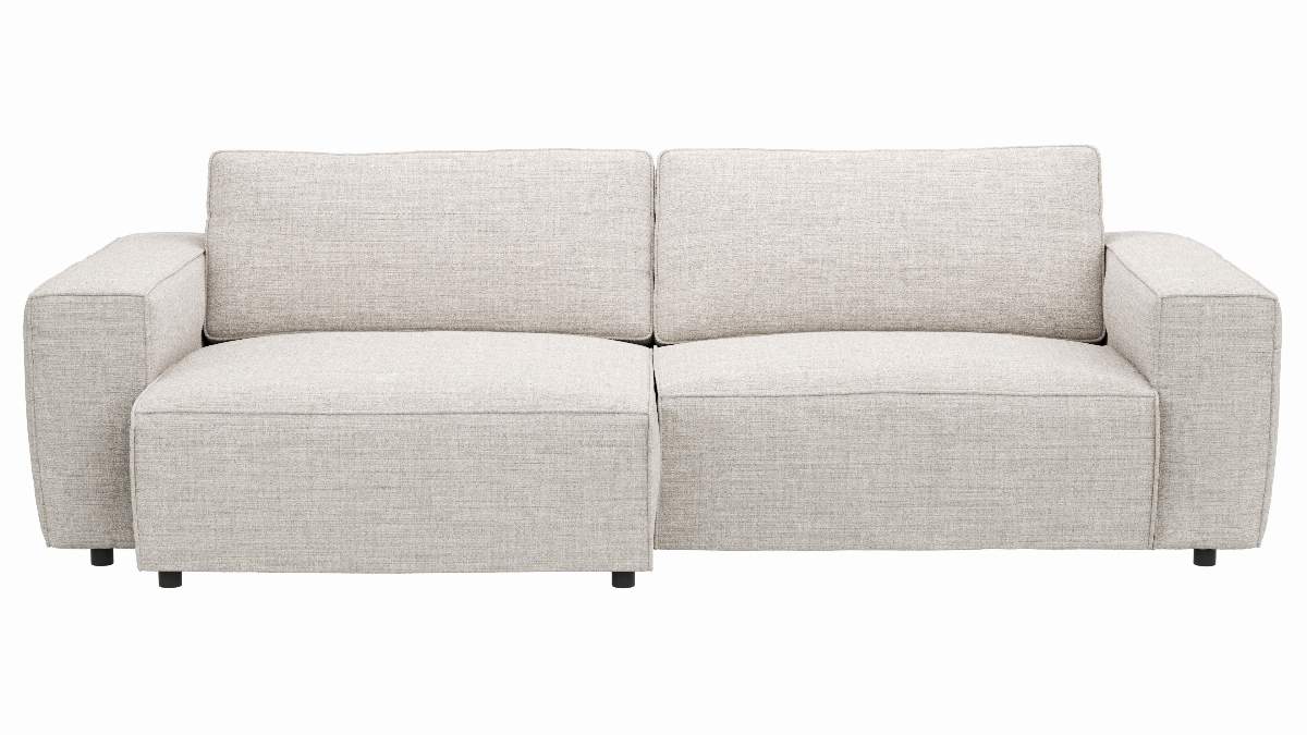 Sofa Lilaia - 1,5-Sitzer XL Tief mit 1,5-Sitzer XL, Stoff, Kaschmir