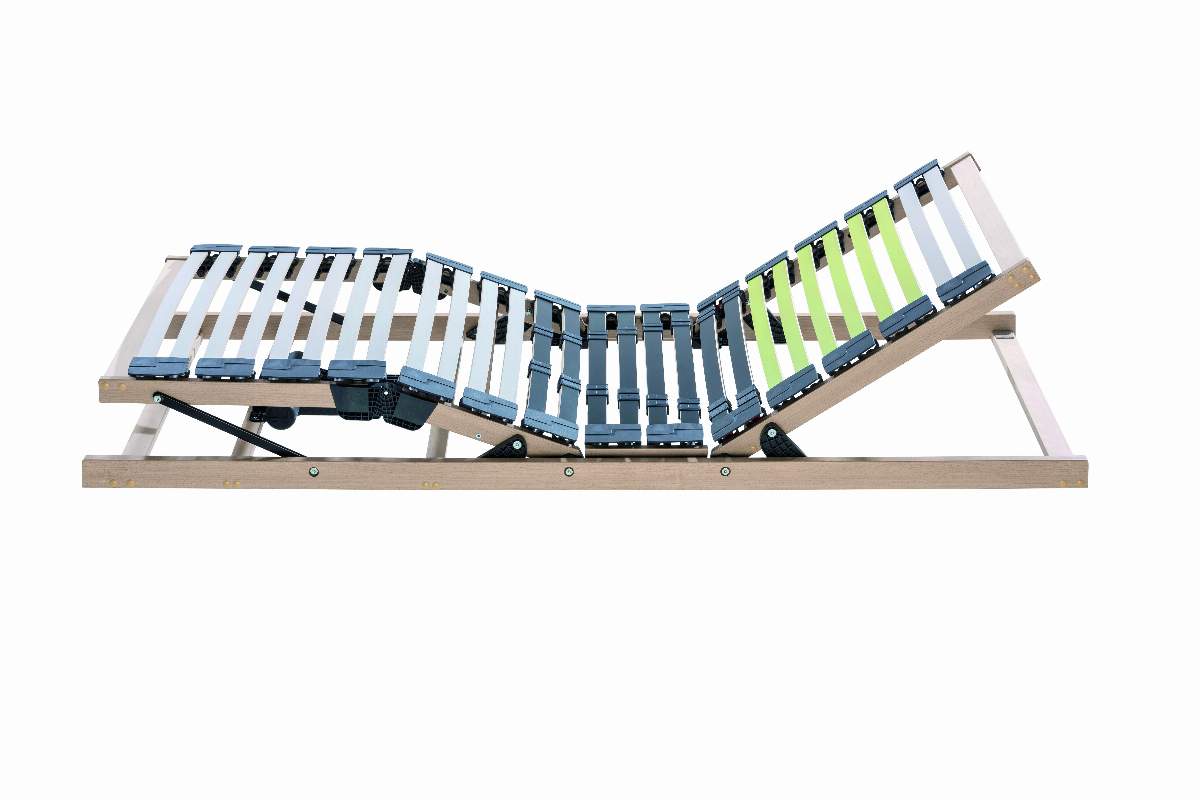 Lattenrost goodnight - 100x200cm, Kopf-/Fußteil 2 motorisch verstellbar mit Kabelsteuerung