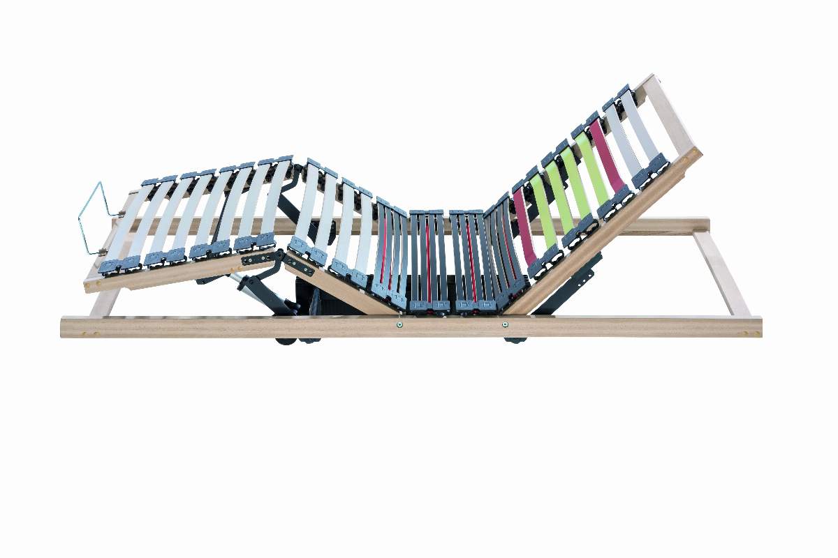 Lattenrost goodnight - 100x200cm, Kopf-/Fußteil 3 motorisch verstellbar, Kabelsteuerung