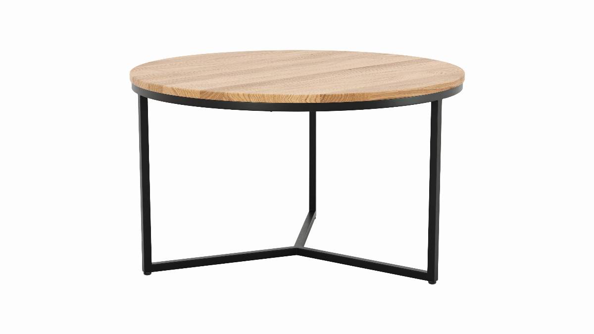 Couchtisch Albany - D ca. 85 cm, Eiche massiv