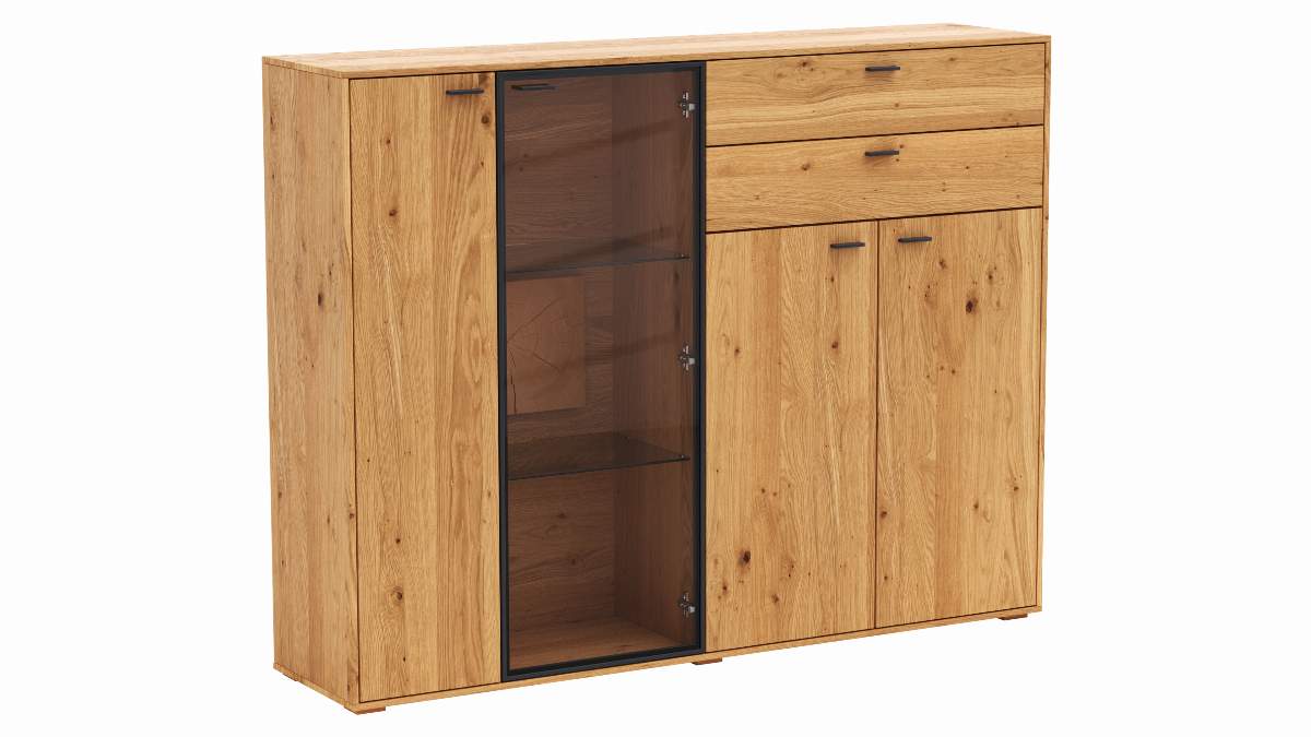Highboard Fibra - Asteiche massiv