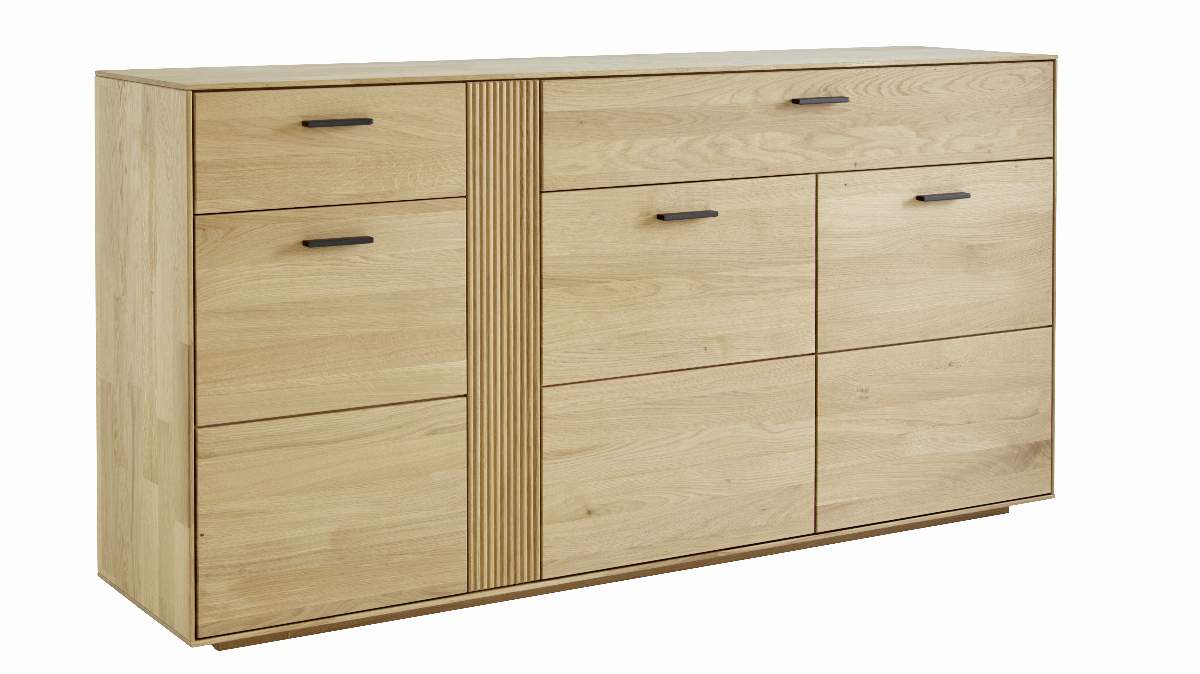 Sideboard Estana - Eiche massiv, legno