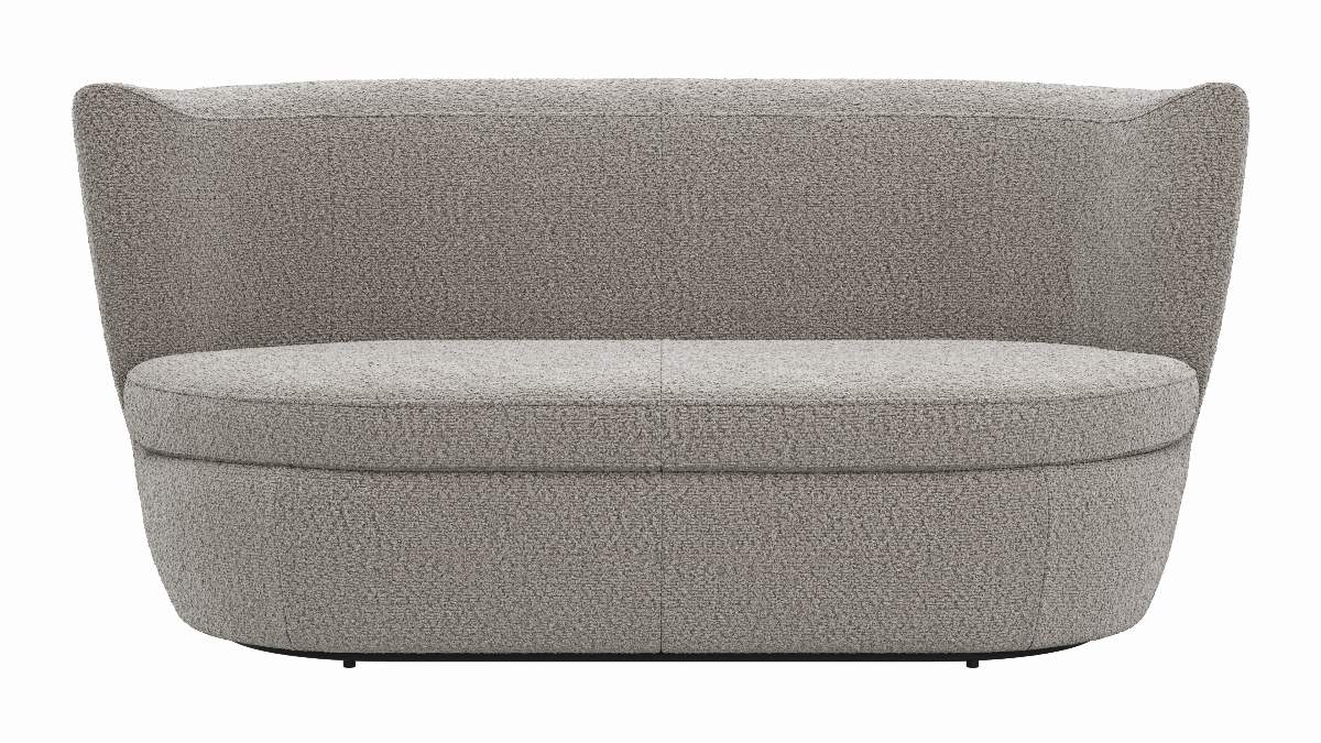 Sofa Cativa - 2-Sitzer, Stoff, Graubeige