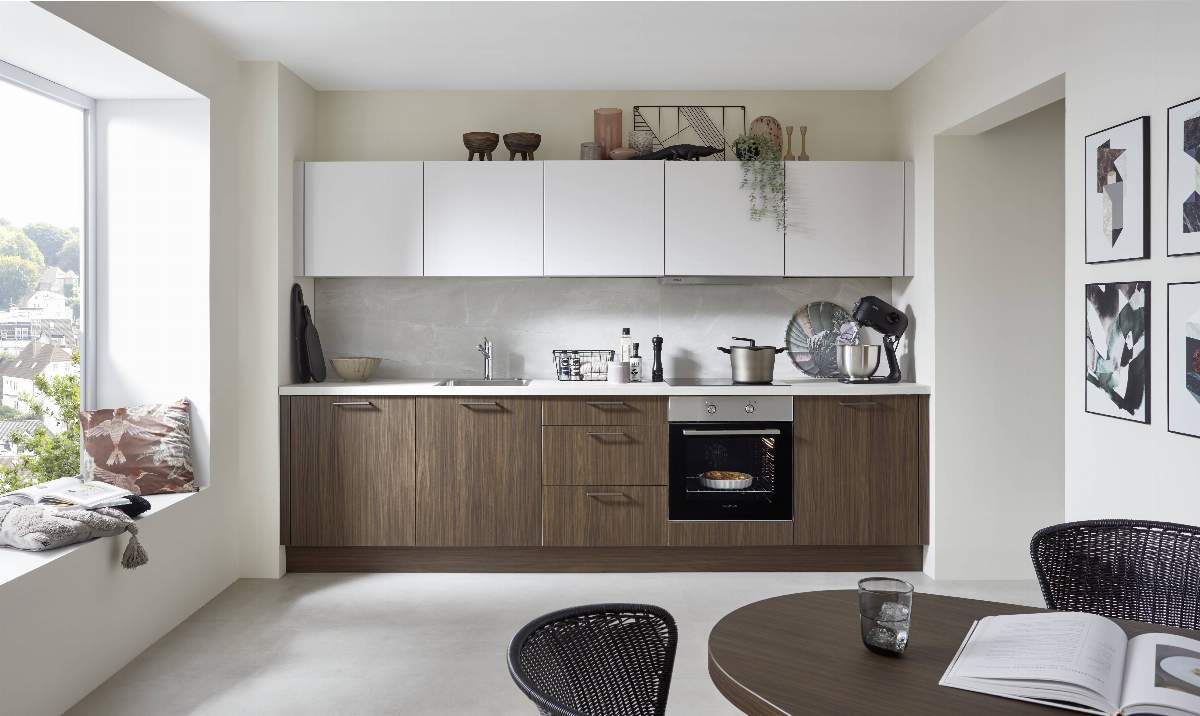 Küchenzeile 33.160 3 325, Nussbaum