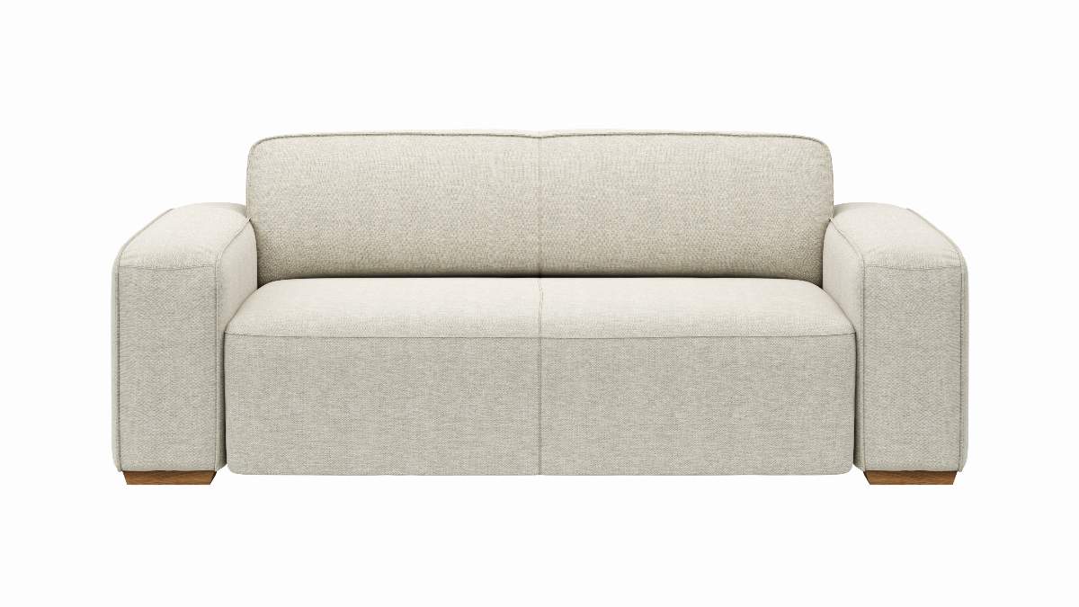 Sofa Denver - 2,5-Sitzer, inkl. Sitzvorzug (motorisch), Stoff, Natur