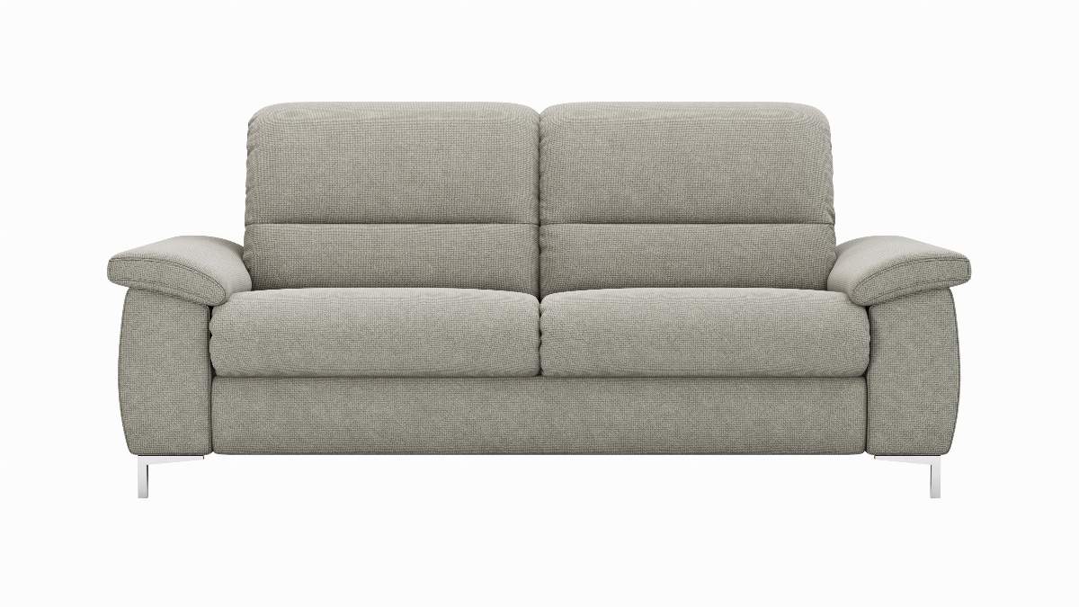 Sofa Cornella Plus - 2-Sitzer, Stoff, Nougat
