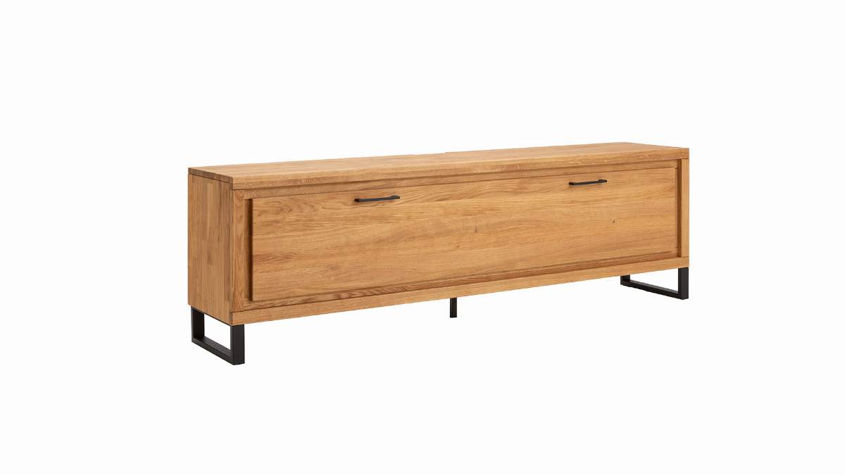 Lowboard Farmingdale light - Eiche massiv, natur geölt