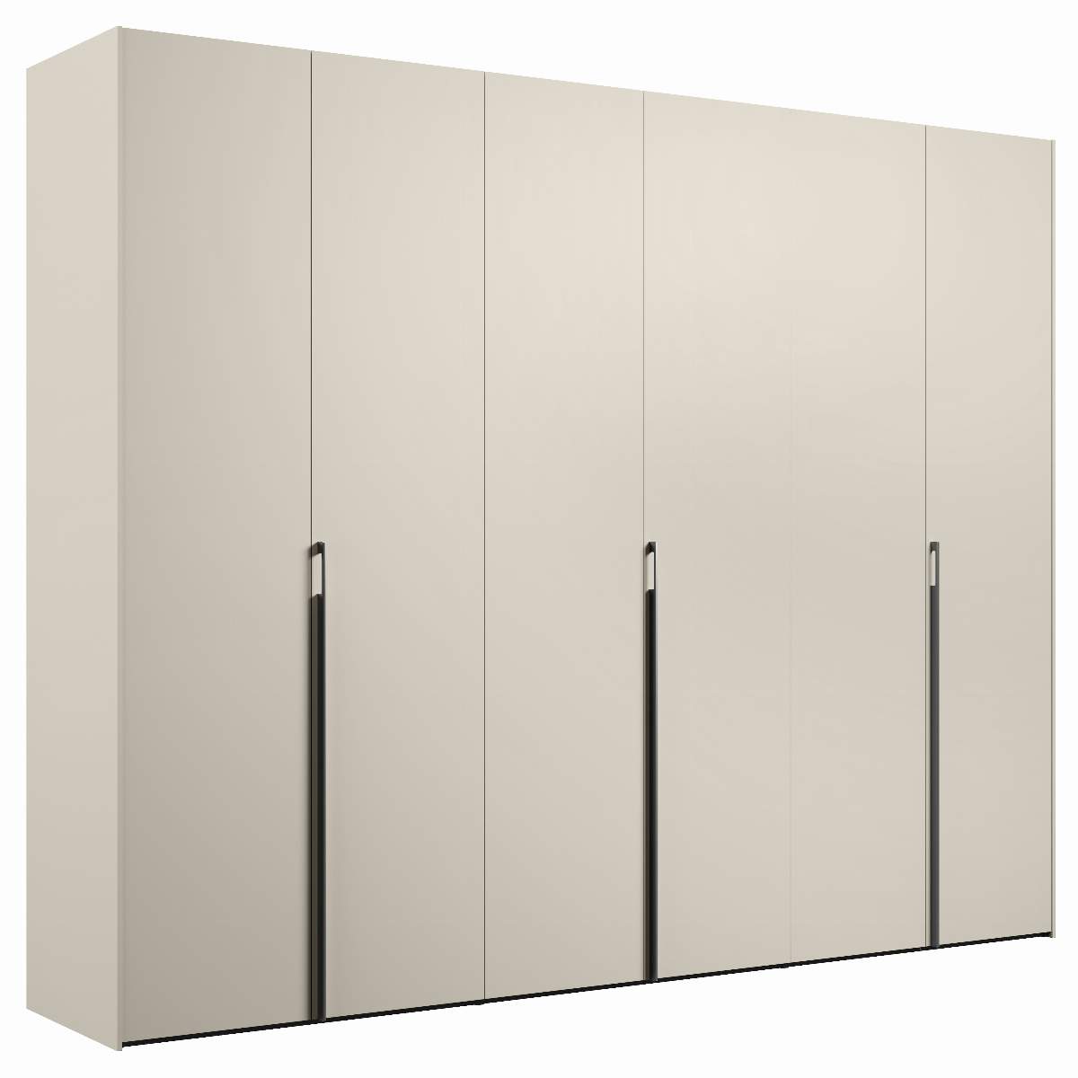 Drehtürenschrank Solina Alfa - B ca. 303 cm, Melamin matt, Düne